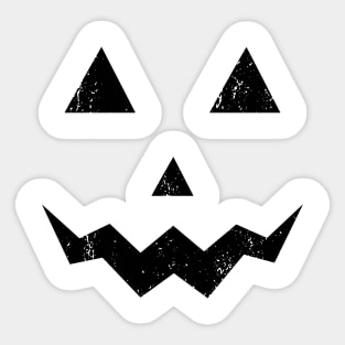 'Jack O Lantern Face' Awesome Costume Halloween Sticker